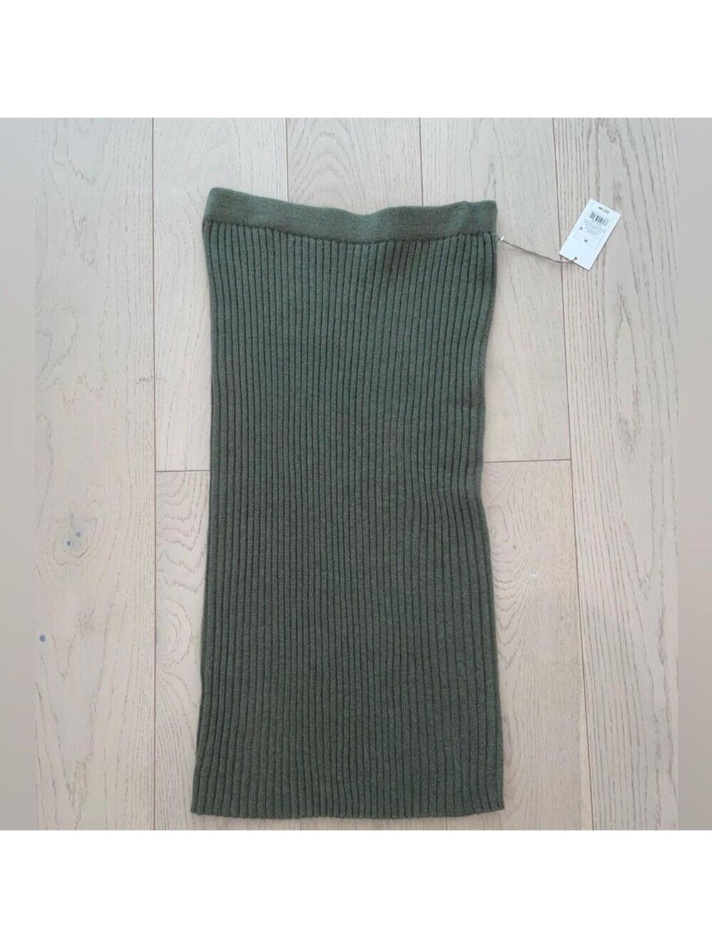 Green Sweater Skirt Size Medium - NWT